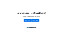 Tablet Screenshot of groman.com
